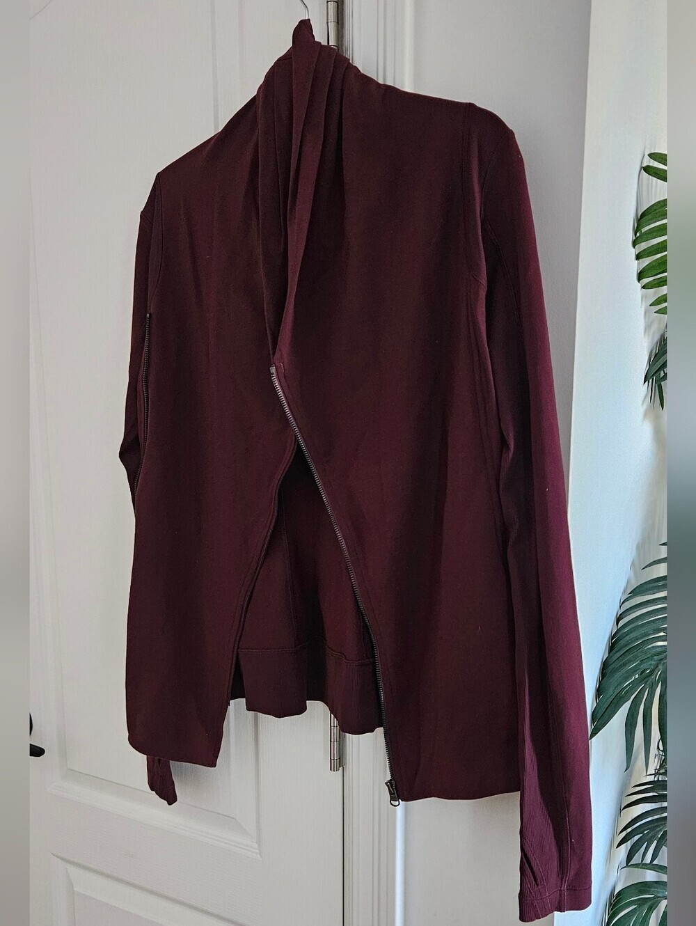 Lululemon Burgundy Zip-Back Jacket